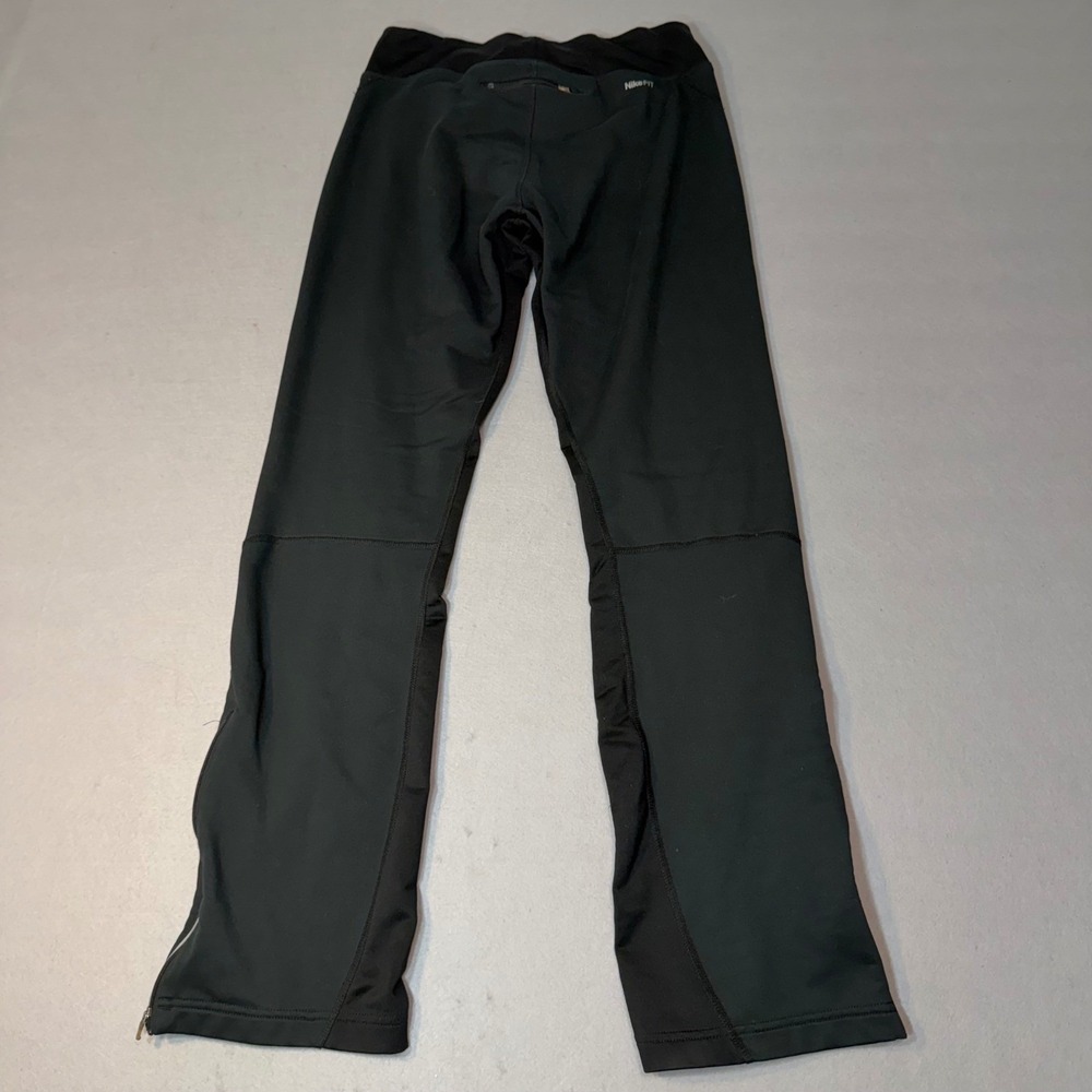 Nike Dri-FIT Bootcut Athletic Pants Womens Small Black Workout Yoga Running